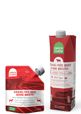 Open Farm Grass-Fed Beef Bone Broth Dog Food Topper