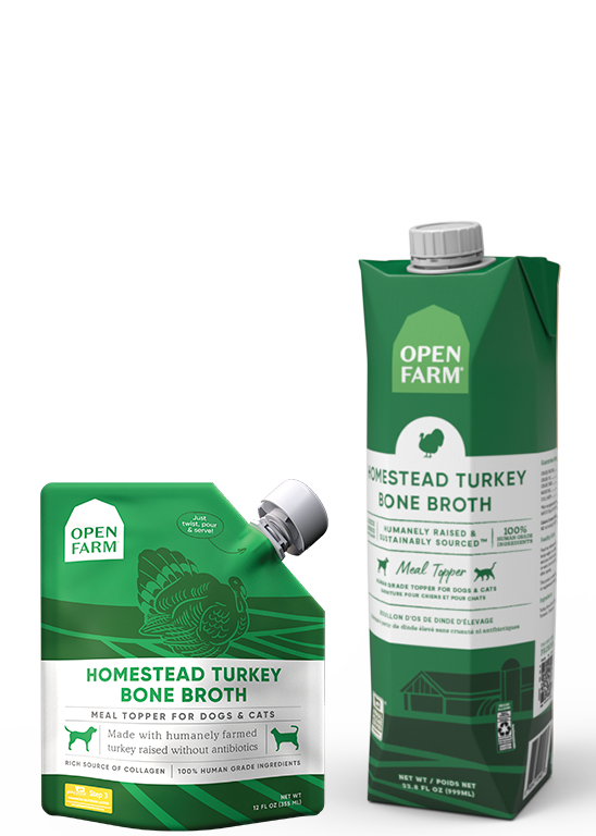 Open Farm Homestead Turkey Bone Broth Dog Food Topper