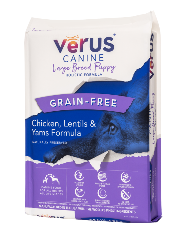 Verus Canine Grain Free Large Breed Puppy Formula Dry Dog Food
