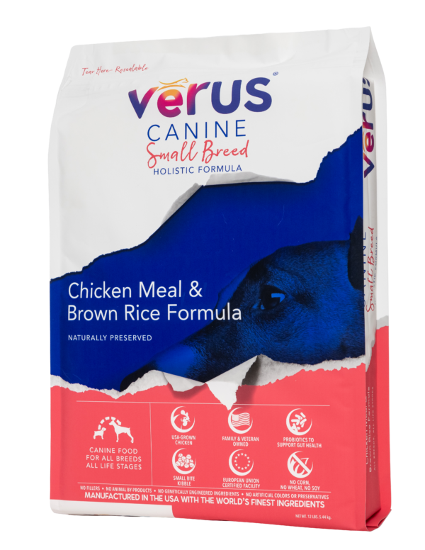 Verus Canine Small Breed Chicken Meal & Brown Rice Formula Dry Dog Food