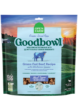 Open Farm GoodBowl Grass-Fed Beef Recipe Freeze Dried Raw Dog Food Topper
