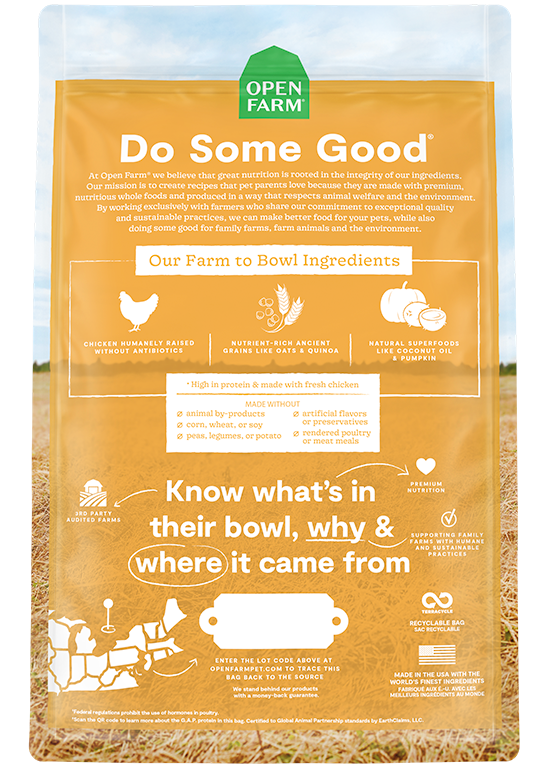 Open Farm Harvest Chicken and Ancient Grains Dry Dog Food