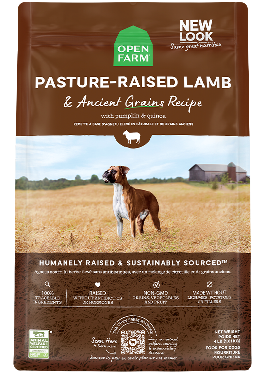 Open Farm Pasture-Raised Lamb and Ancient Grains Dry Dog Food