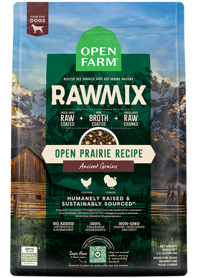 Open Farm RawMix Open Prairie Ancient Grain Dry Dog Food