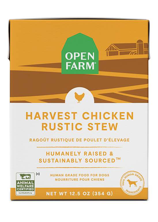Open Farm Harvest Chicken Rustic Stew Wet Dog Food, 12/12.5oz