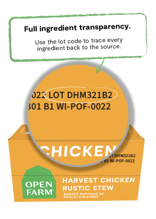 Open Farm Harvest Chicken Rustic Stew Wet Dog Food, 12/12.5oz