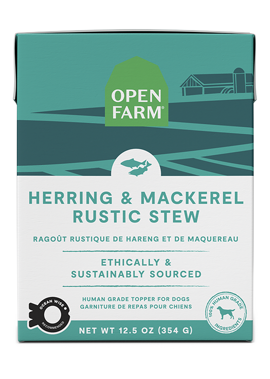 Open Farm Herring & Mackerel Rustic Stew Wet Dog Food, 12/12.5oz