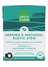 Open Farm Herring & Mackerel Rustic Stew Wet Dog Food, 12/12.5oz