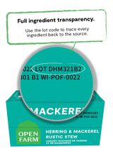 Open Farm Herring & Mackerel Rustic Stew Wet Dog Food, 12/12.5oz