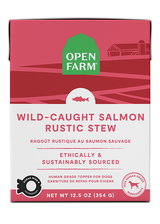 Open Farm Wild Caught Salmon Rustic Stew Wet Dog Food, 12/12.5oz