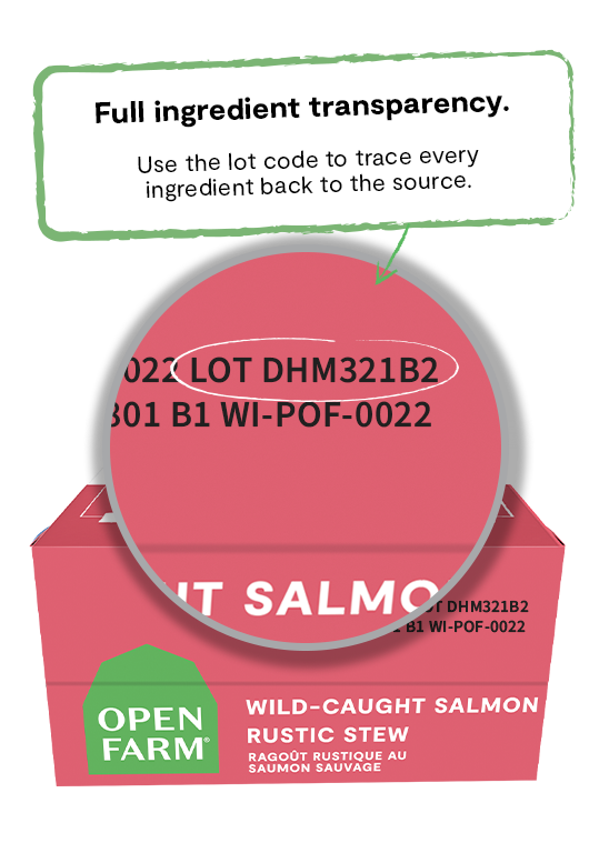 Open Farm Wild Caught Salmon Rustic Stew Wet Dog Food, 12/12.5oz
