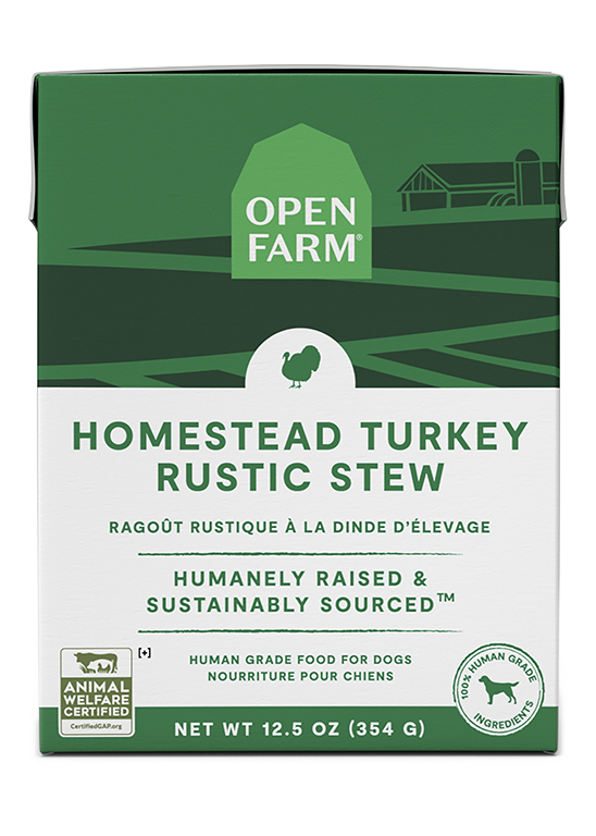 Open Farm Homestead Turkey Rustic Stew Wet Dog Food, 12/12.5oz