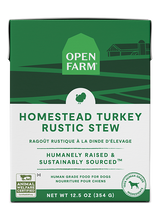 Open Farm Homestead Turkey Rustic Stew Wet Dog Food, 12/12.5oz