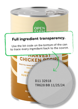 Open Farm Harvest Chicken Recipe Pate Wet Dog Food, 12/12.5oz