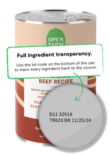 Open Farm Harvest Chicken & Grass-Fed Beef Recipe Pate Wet Dog Food, 12/12.5oz