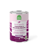 Open Farm Harvest Chicken & Salmon Recipe Pate Wet Dog Food, 12/12.5oz