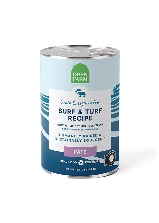 Open Farm Harvest Surf & Turf Recipe Pate Wet Dog Food, 12/12.5oz