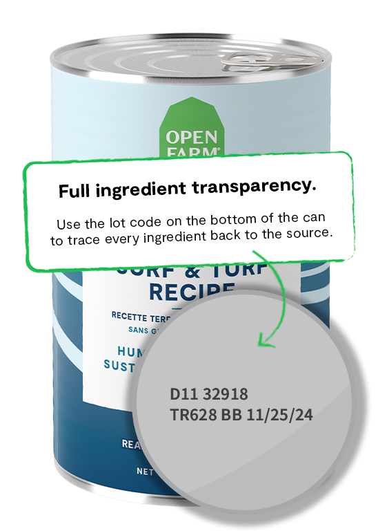 Open Farm Harvest Surf & Turf Recipe Pate Wet Dog Food, 12/12.5oz