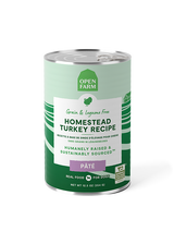 Open Farm Homestead Turkey Pate Wet Dog Food, 12/12.5oz