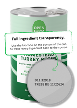 Open Farm Homestead Turkey Pate Wet Dog Food, 12/12.5oz