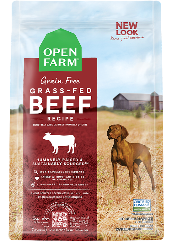 Open Farm Grass-Fed Beef Grain Free Dry Dog Food