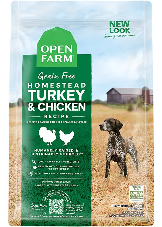 Open Farm Homestead Turkey & Chicken Grain Free Dry Dog Food