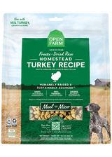 Open Farm Homestead Turkey Recipe Freeze Dried Raw Dog Food