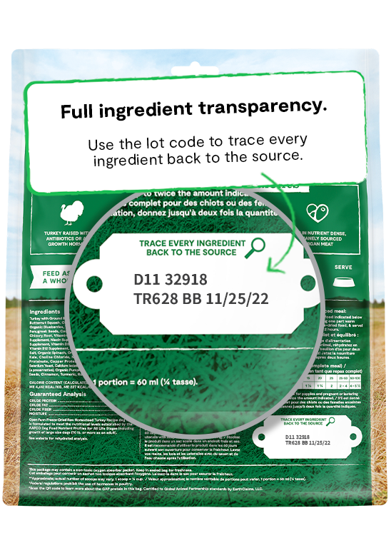 Open Farm Homestead Turkey Recipe Freeze Dried Raw Dog Food