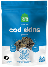 Open Farm Dehydrated Cod Skins Jerky Dog Treats, 2.25oz