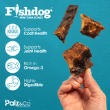 Palz&Co Fishdog Mini Tuna Bone Dog Treats, 3.5oz