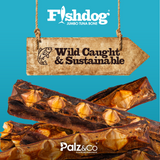 Palz&Co Fishdog Jumbo Tuna Bone Dog Treats, 2ct