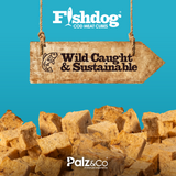 Palz&Co Fishdog Cod Meat Cube Dog Treats, 2.5oz