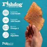 Palz&Co Fishdog Squid Calmar Dog Treats, 2oz
