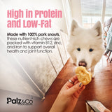 Palz&Co Hogdog Pork Snout Dog Treats, 5pk