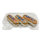 K9 Granola Factory Donut Shop Long Johns For Dogs, Patriotic Peanut Butter with Sprinkles, 15ct