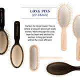 Chris Christensen Original Series Oval Pin Brush For Dogs, 27mm