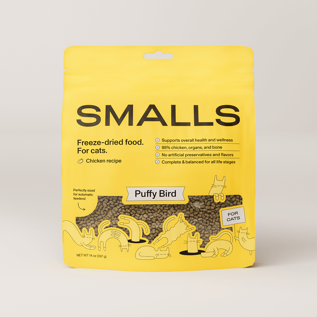 Smalls Puffy Bird Chicken Recipe Freeze Dried Cat Food