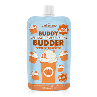Bark Bistro Buddy Butter Peanut Butter Treat for Dogs, Pumpkin Spice