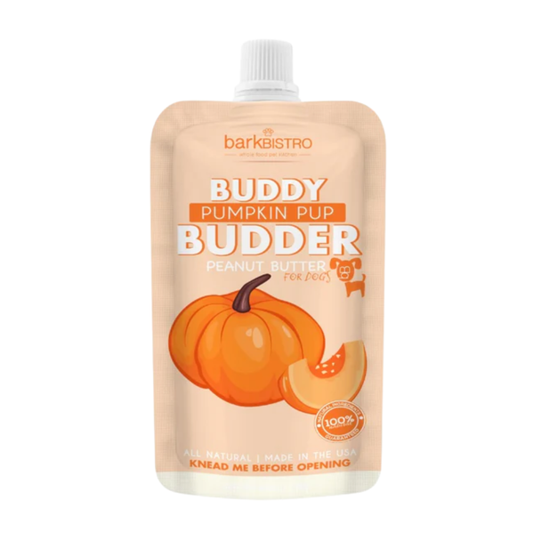 Bark Bistro Buddy Butter Peanut Butter Treat for Dogs, Pumpkin Pup