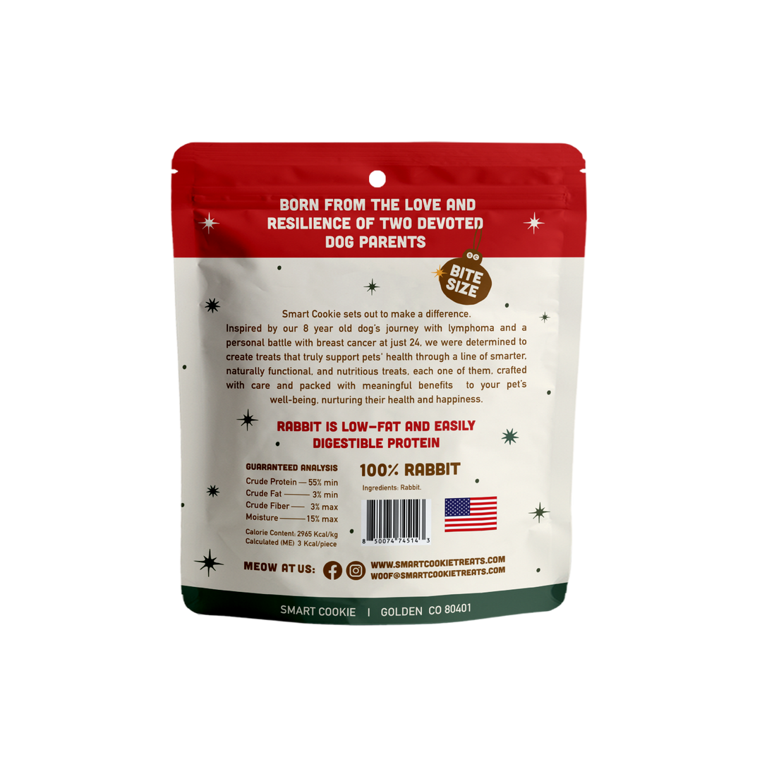 Smart Cookie Catisserie Holiday 2025 Rabbit Jerky Cat Treats, 2oz