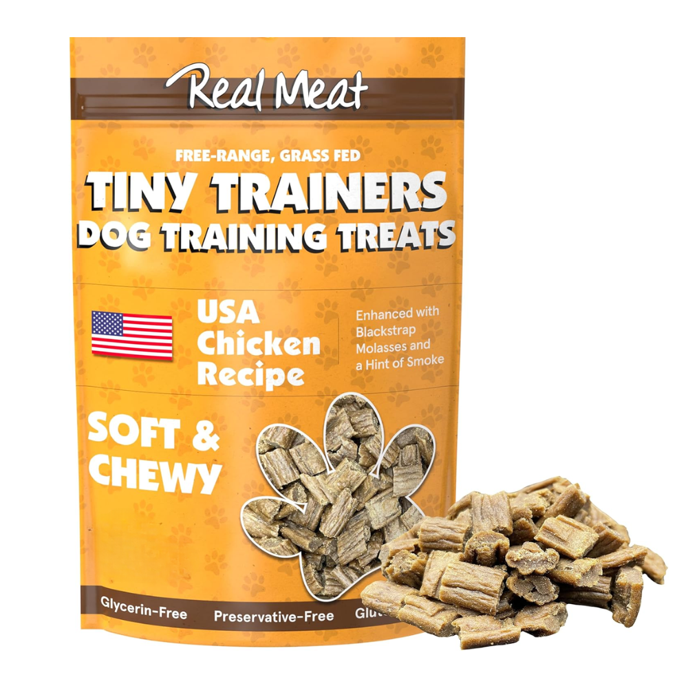 The Real Meat Company Air Dried Chicken Jerky Tiny Trainers Dog Treats, 5oz