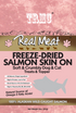 The Real Meat Company Freeze-Dried Salmon with Skin Dog Treats, 2oz