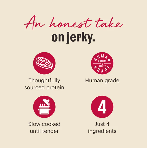 The Honest Kitchen Slow-Cooked Salmon Jerky Chews Dog Treat, 5oz