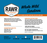 RAWR Frozen Parts Department Food Toppers and Treats for Dogs and Cats