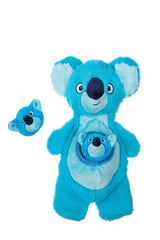 Growl Sidekicks Plush Dog Toy, Blue Koala