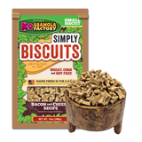 K9 Granola Factory Simply Biscuits Bacon & Cheese Dog Treats, Small