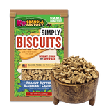 K9 Granola Factory Simply Biscuits Peanut Butter Blueberry Dog Treats, Small