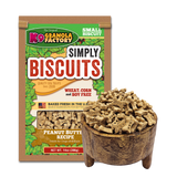 K9 Granola Factory Simply Biscuits Peanut Butter Dog Treats, Small
