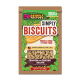 Package of K9 Granola Factory Simply Biscuits bacon and cheese dog treats