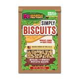 Package of K9 Granola Factory Simply Biscuits Steak & Sweet Potato dog treats